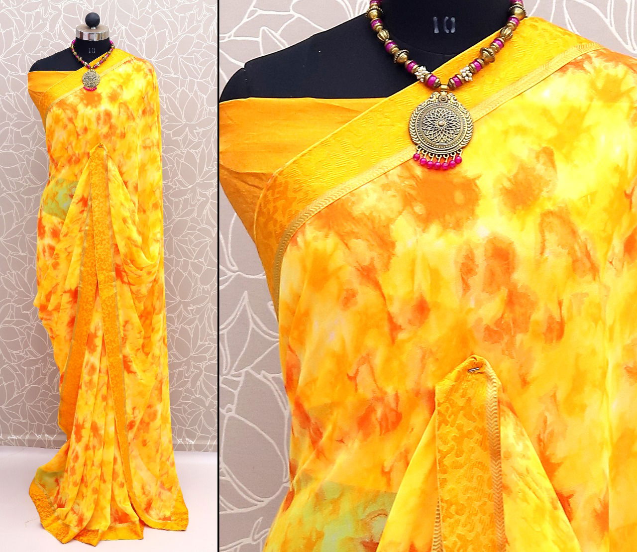 Niharika 12 Georgette Regular Wear Printed Latest Saree Collection